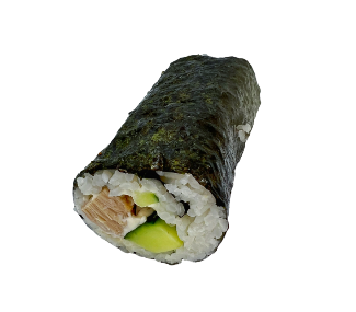 Teriyaki Chicken Sushi Hand Roll (LG, Halal)